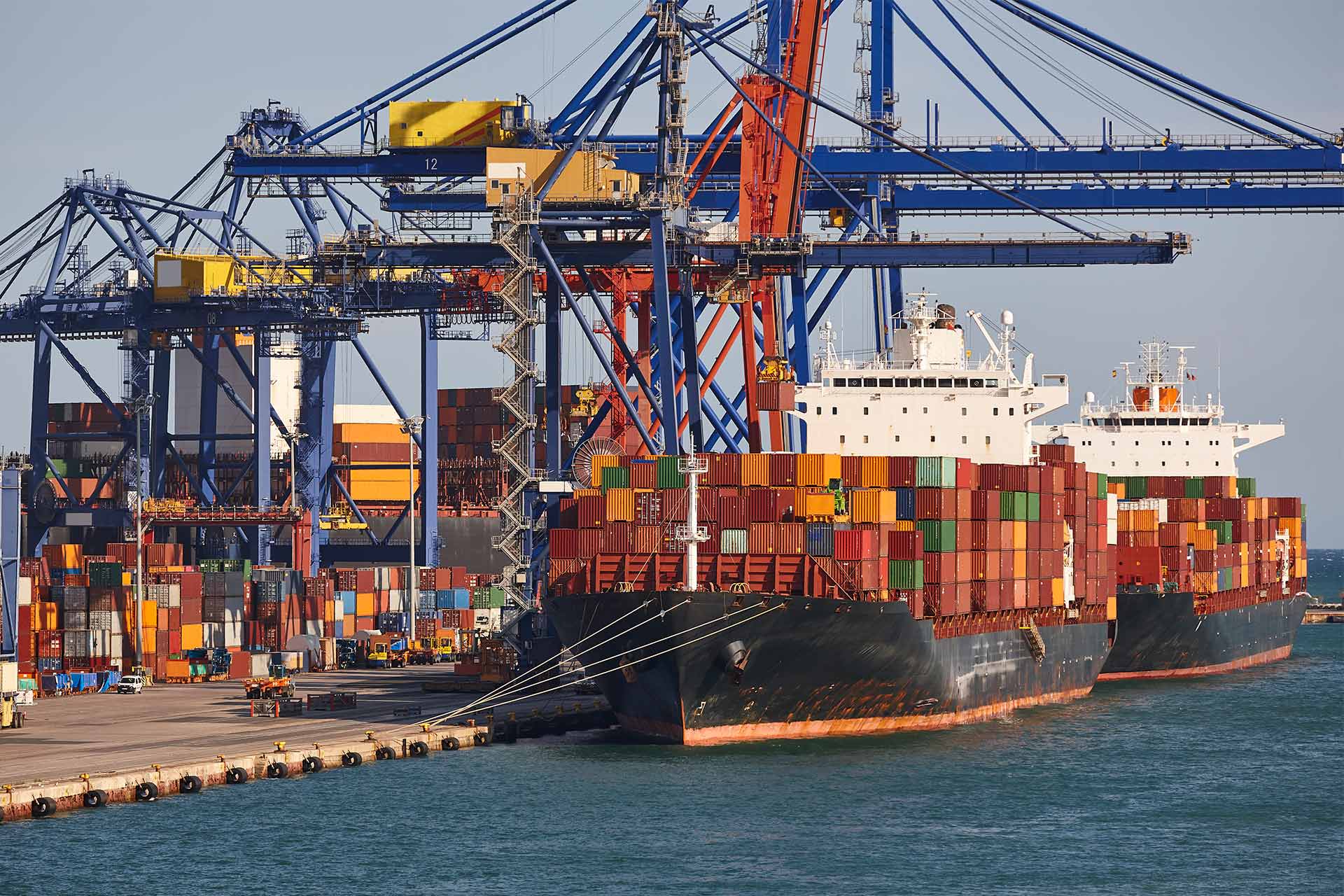 Vast Lines Liner Services and Booking Agency Africa to Russia route map.