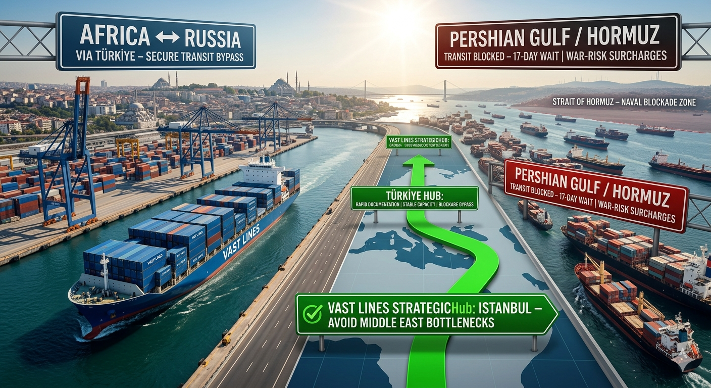 Vast Lines Shipping Crisis Solutions and Port Bypass Strategy.